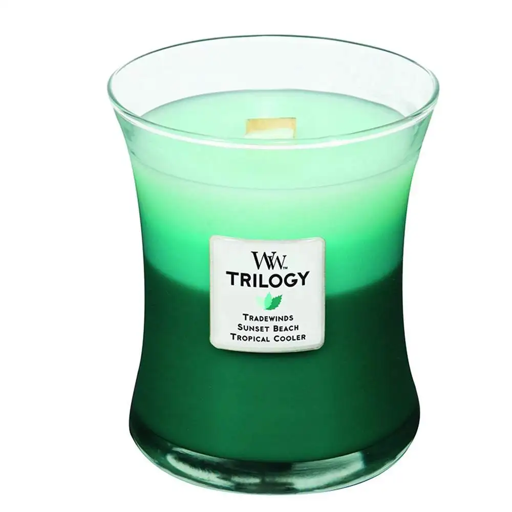 
Wooden Wick Soy Candle, Natural Scented Crackling Soy Candle, Premium Wood Lid 