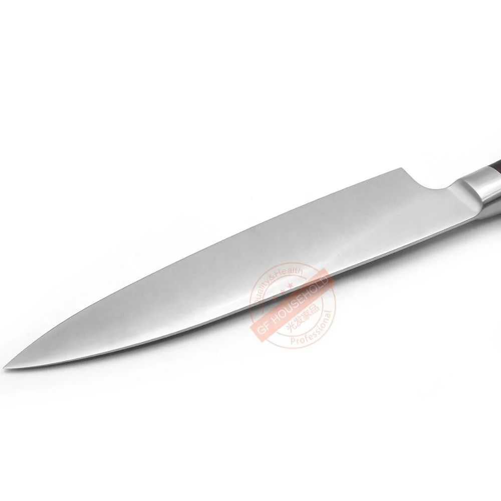 8 Inch Excellent Quality Pakka Handle Kitchen Chef Knife With Razor Sharp Blade