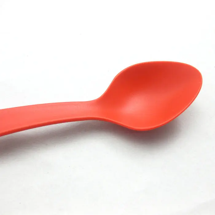 colorful Plastic Spoon ,Printed food grade PP Big plastic spoon, raw material bulk large plastic spoon as chinese soup spoon