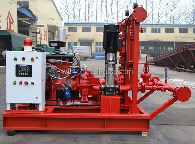 Fire water jockey pump powered by diesel engine