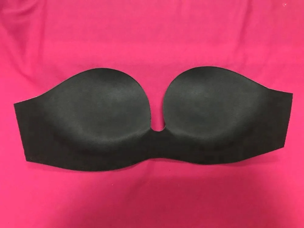 HJ-997665 ONE PIECE MEMORY FOAM BRA PAD INSERTING WITH PLASTIC BONE