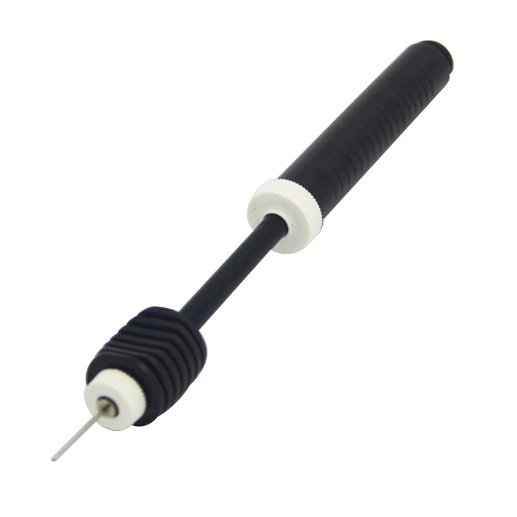 Portable double dual action ball pump soccer ball pump inflating pumps with needles