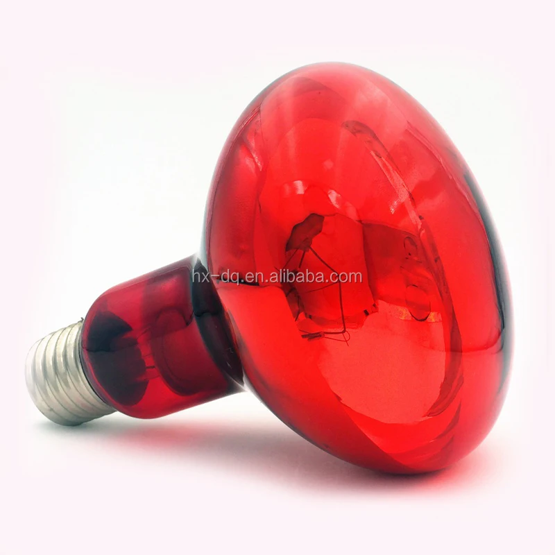 E26 E27 R63 100W 150W 200W 250W 375W Red Glass Infrared Heat
