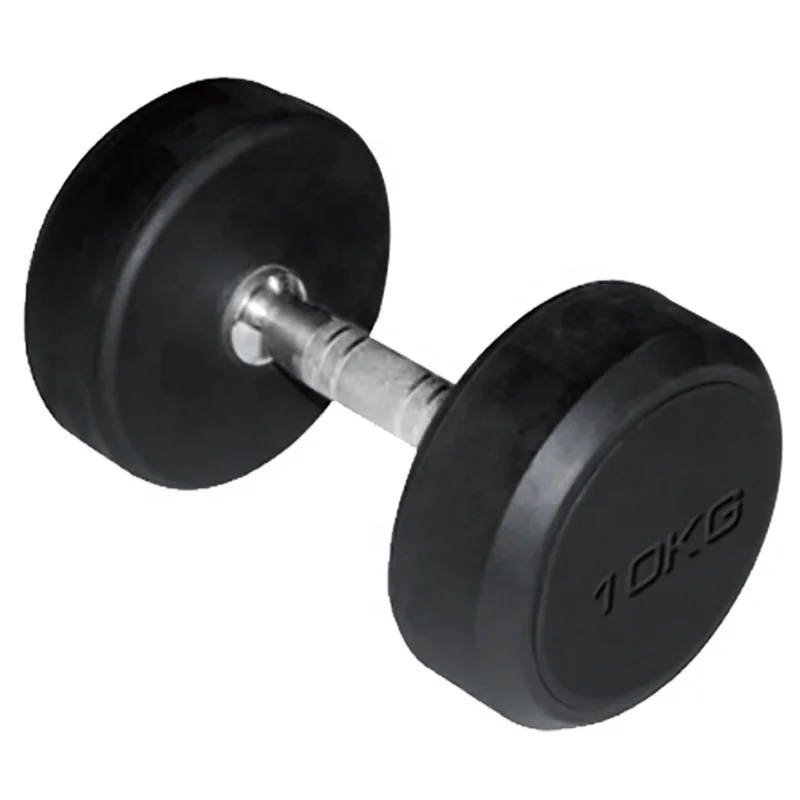 Newest Hot Selling Dome Rubber Weightlifting Dumbbells The Dumbbell Fitness