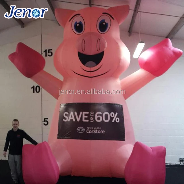 Привлекательная розовая надувная модель свиньи, Большая распродажа
