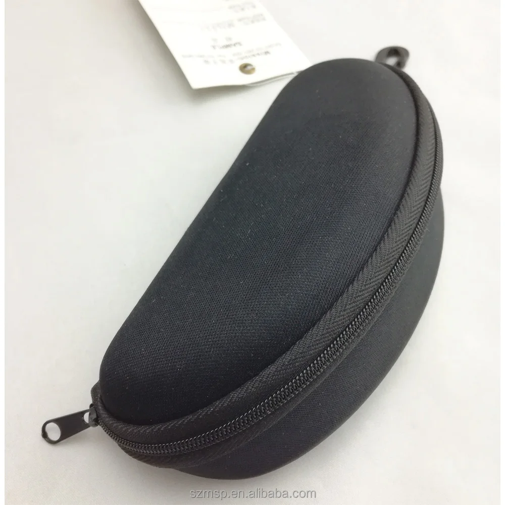 black hard shell sunglasses case, portable  unisex glasses bag,can print your logo
