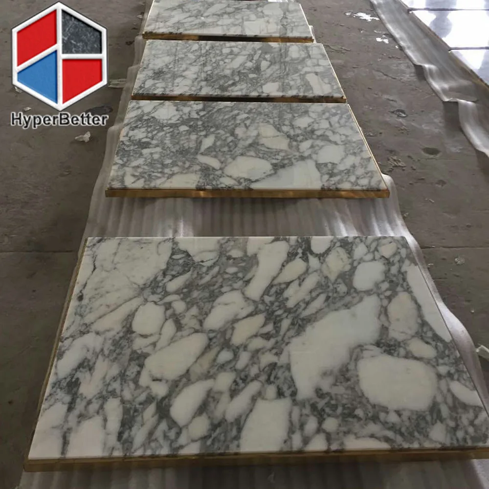 Обеденный стол Arabescato из белого мрамора, 4 места