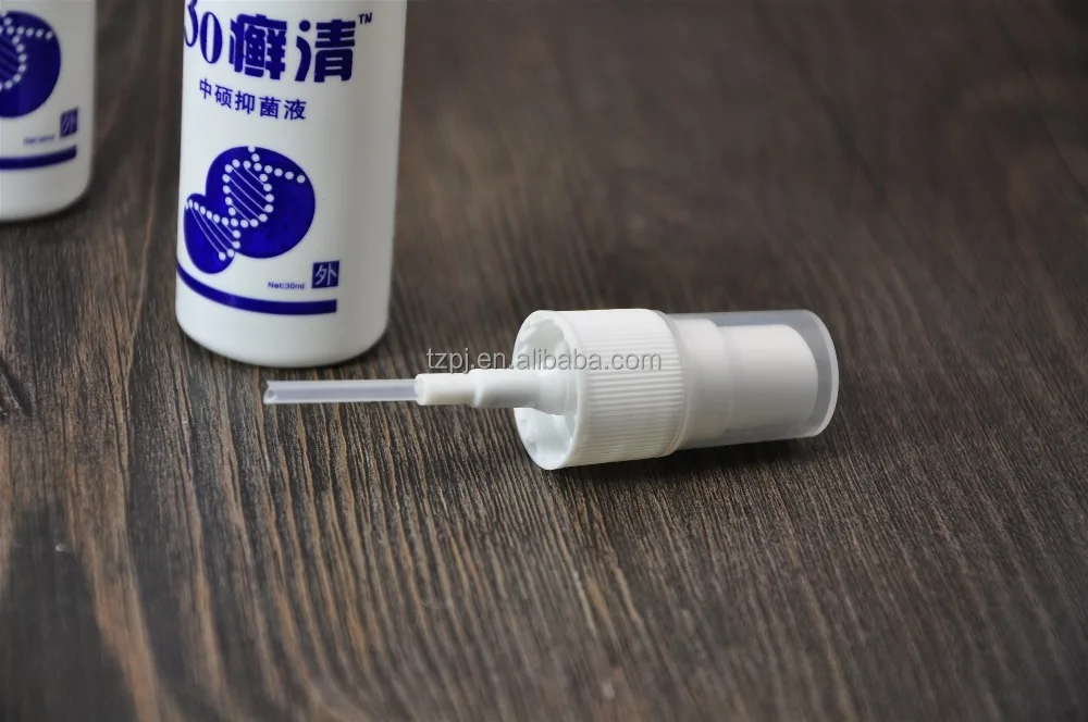 30 мл HDPE Портативный пластиковые спрей бутылку дезинфицирующее средство
