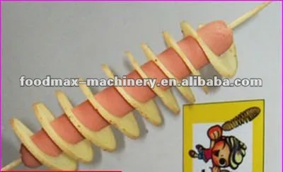 electric potato cutter spiral potato chips cutter curly fries cutter tornado hot dog twist hot dog hot sale