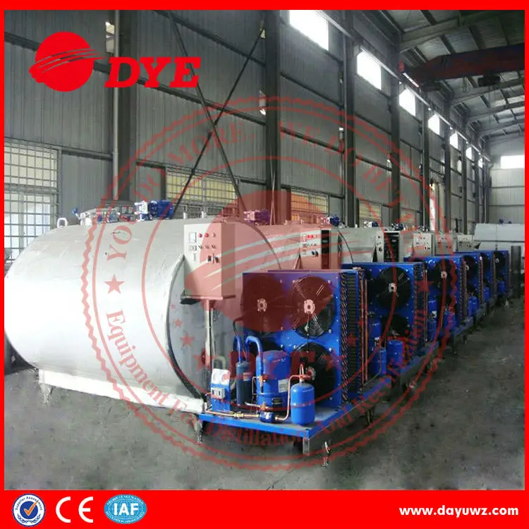 Вертикальная/Горизонтальная нержавеющая емкость для охлаждения молока