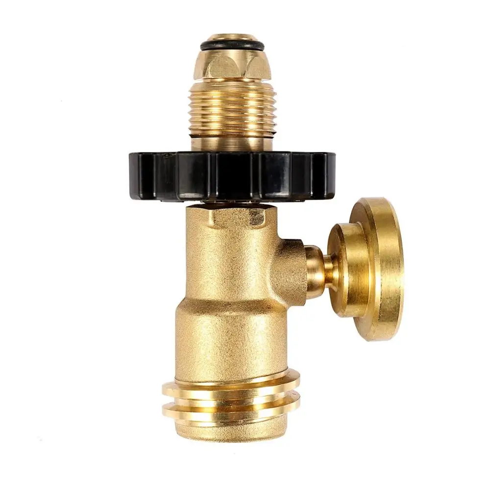 lpg tank adapter with gauge