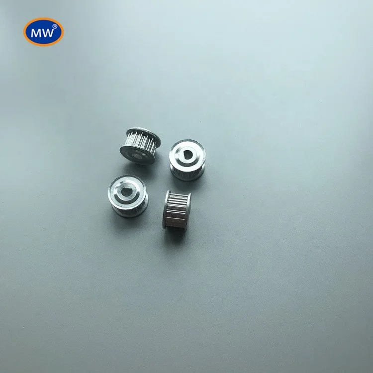 Stock mw high quality aluminium 3m 16T with d hole synchronous belt pulley for robot timing pulley for motor