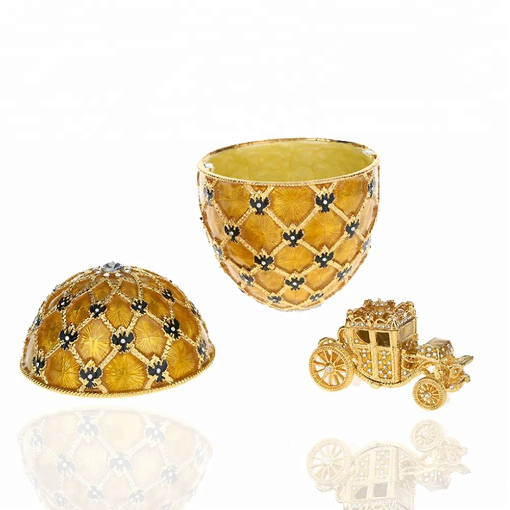 Coronation Egg Box Faberge Egg Jewelry Boxes/Trinket Boxes Classic Design