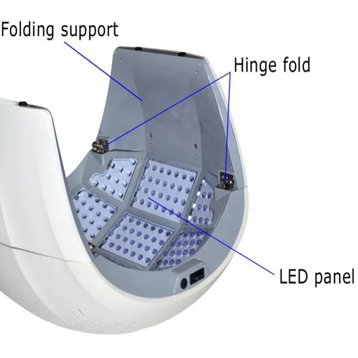 4 Colors Face Mask Red Blue Infrared PDT Light Therapy Beauty Machine for Skin Care at Home Use