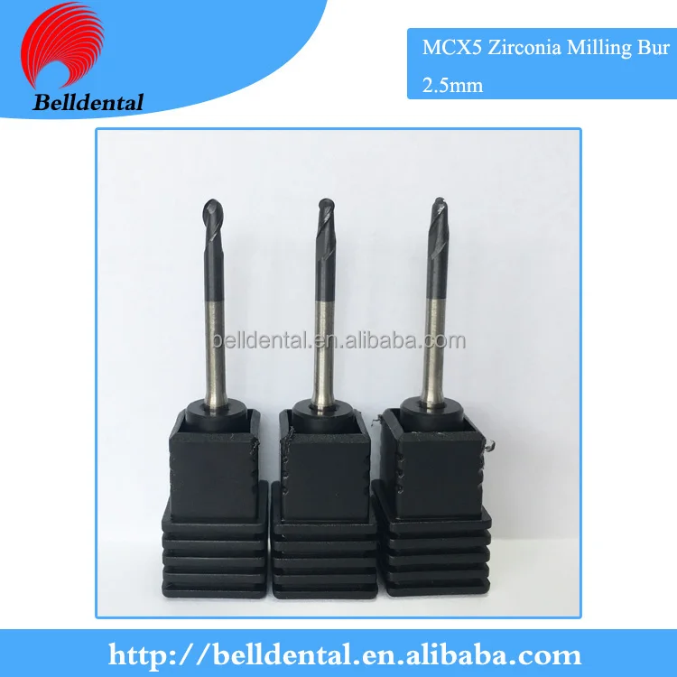 Система CAD CAM с покрытием DLC стоматологические циркониевые фрезерные боры для Sirona MCX5