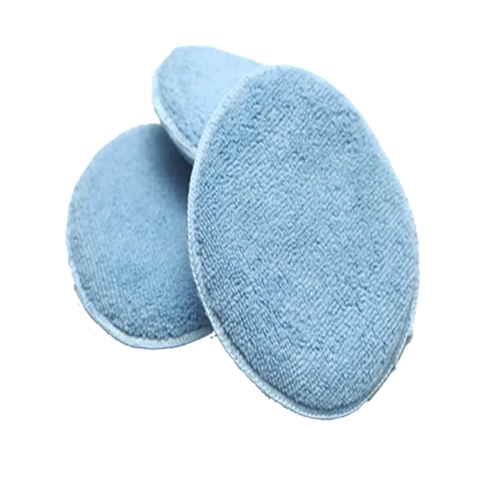 Microfiber Terry Cloth Car Wax Applicator/wax applicator/car polish sponge