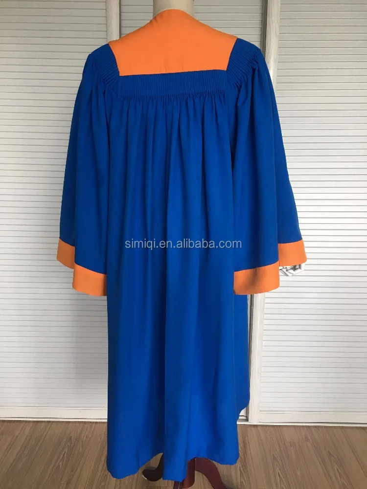 Wholesale short sleeve cheerleading uniforms church choir robe