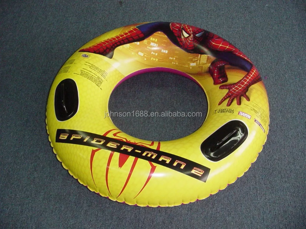 Inflatable swim ring