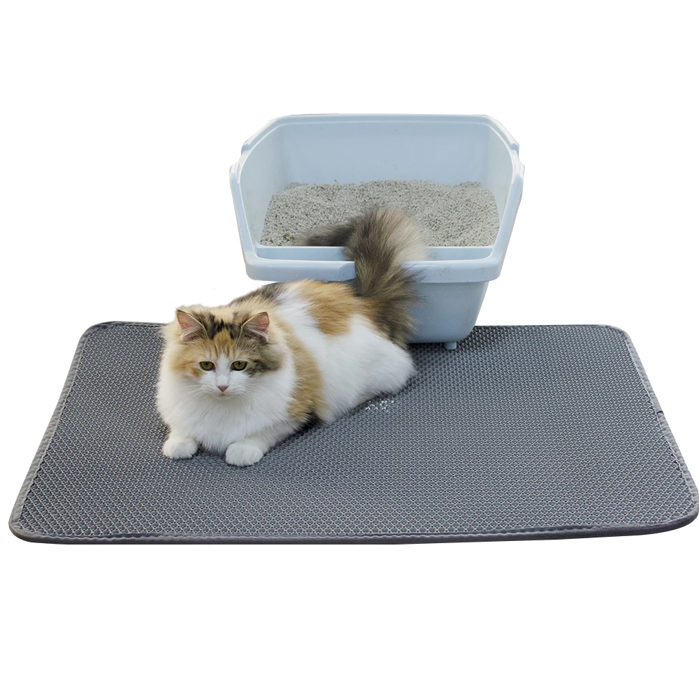 Wholesale Custom EVA Pet Cat Litter Mat Pet Waterproof Feet Mat