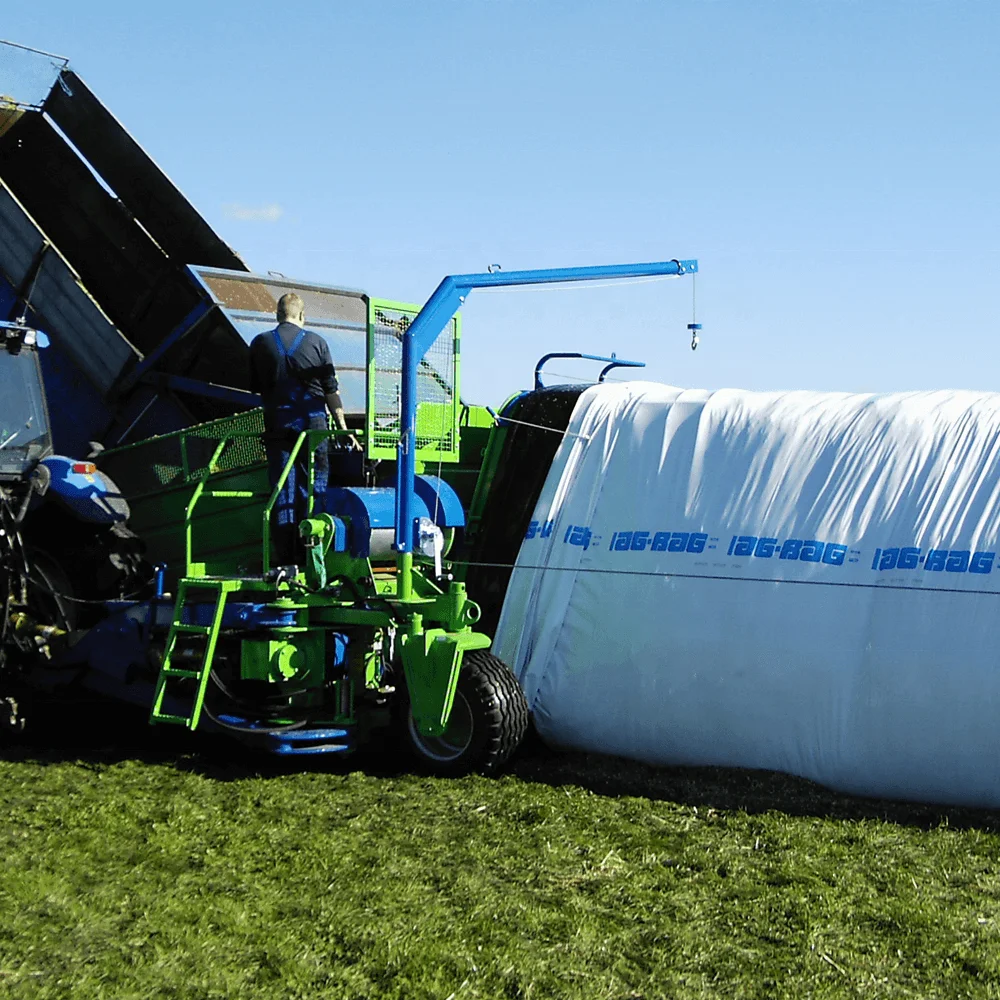 5ft x 65m x 230mic good quality 5 layers hay silo bag for storage soybean