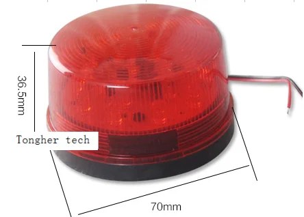 strobe light siren for electric fence energizer