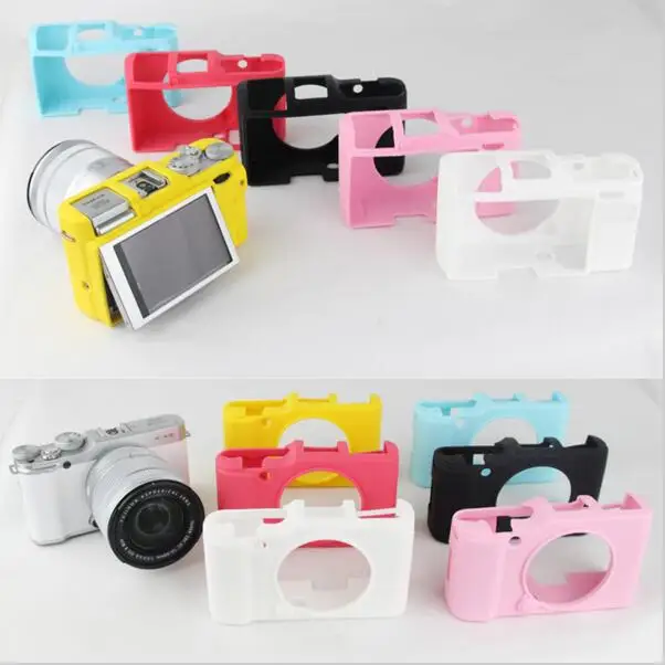 CC1731 Soft Silicone Rubber Camera Protective Body Cover Case Skin For FujiFilm Fuji XM1/XM2/XA1/XA2 Camera Bag