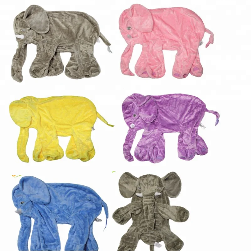 60cm Elephant Skin Plush Soft Toy Stuffed Baby Kids Toy Anminal Big Size Appease Baby Sleep Pillow Baby Calm Doll Gift For Child
