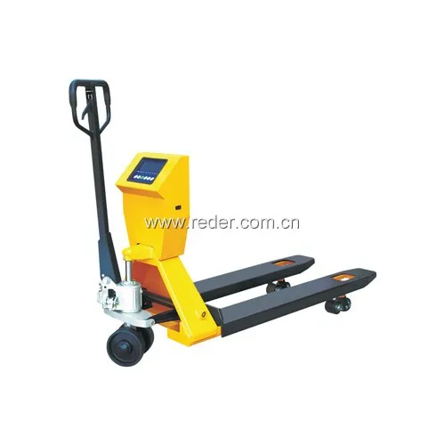 CE standard 2 ton hydraulic hand pallet truck forklift with weight scale