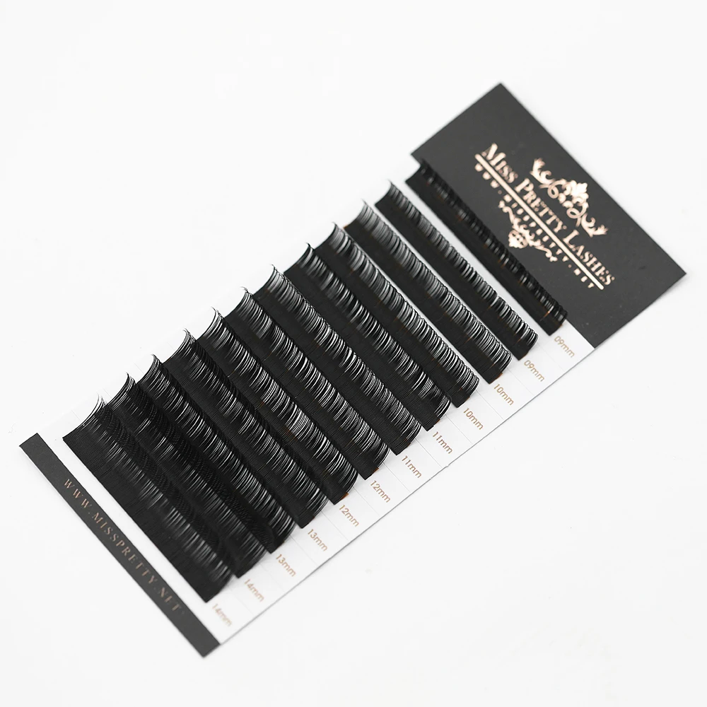 
Customized Label Package Russian Volume Lashes 2D 3D 4D 5D 6D Premade Eyelashes Extensions 