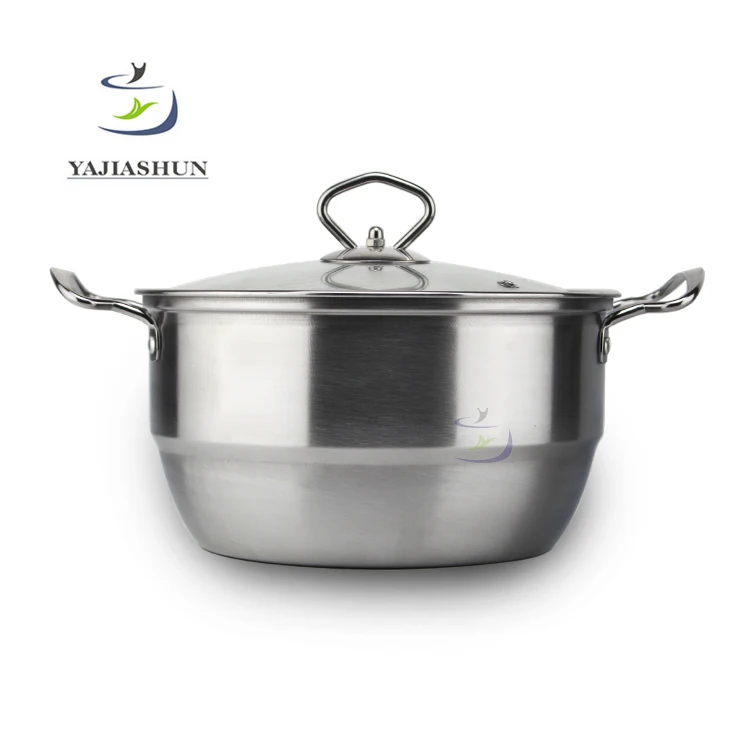 Good Quality Cheap Stainless Steel Soup Pot Belly Stock Pot Belly Cookware With Steamer