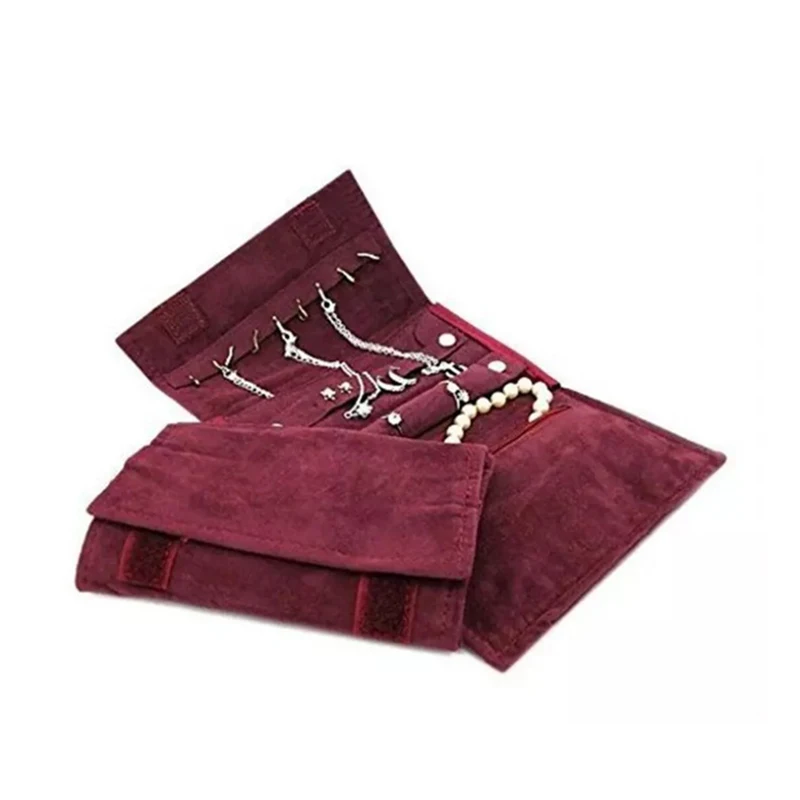 Бархатная Подарочная сумка для ювелирных изделий, дорожная упаковочная сумка-Органайзер