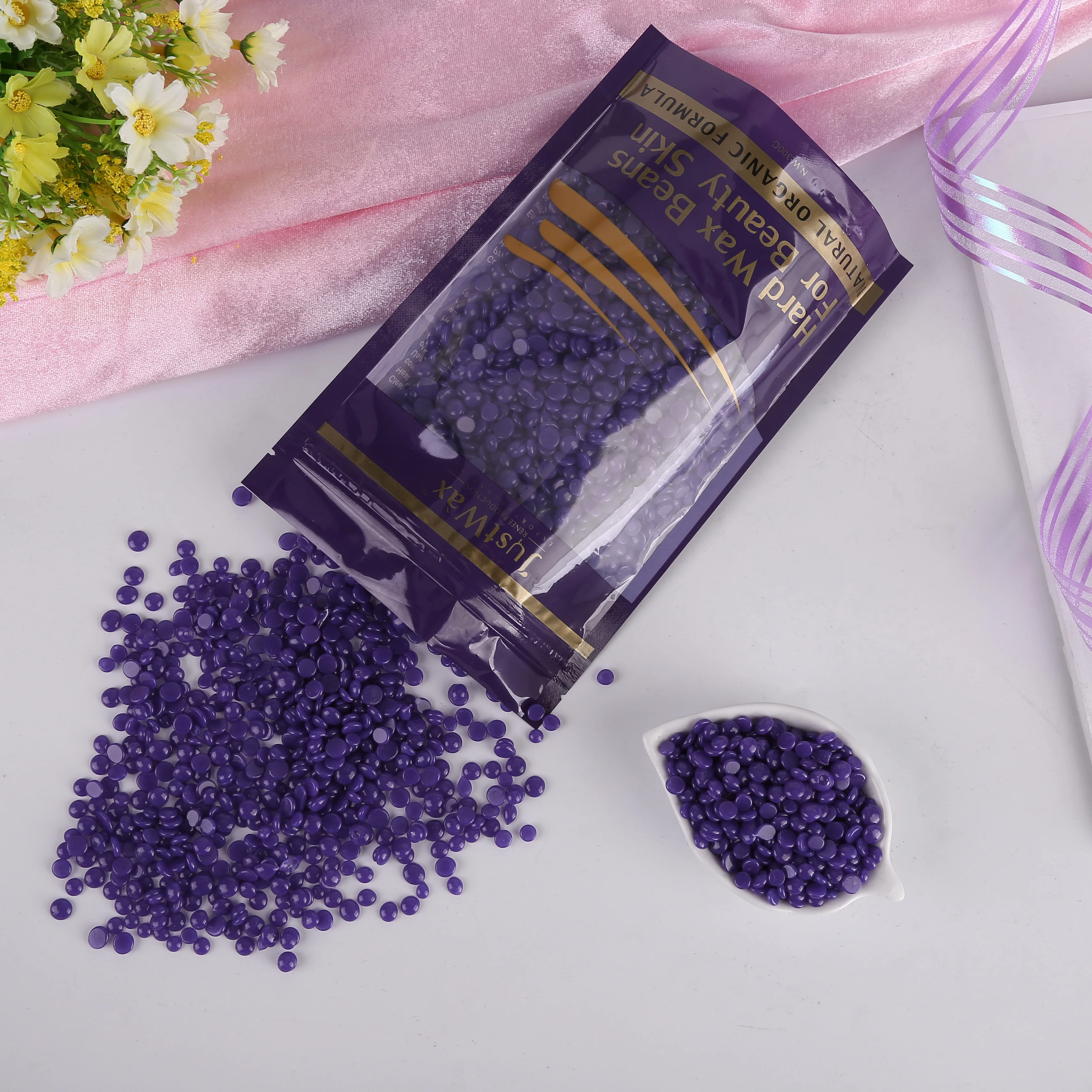 
JustWax hair removal wax 300g depilatory hot hard wax beans 