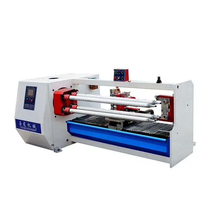 
Professional Manufacturer Electrical Automatic Bopp Masking Tape Roll Cutting Machine 