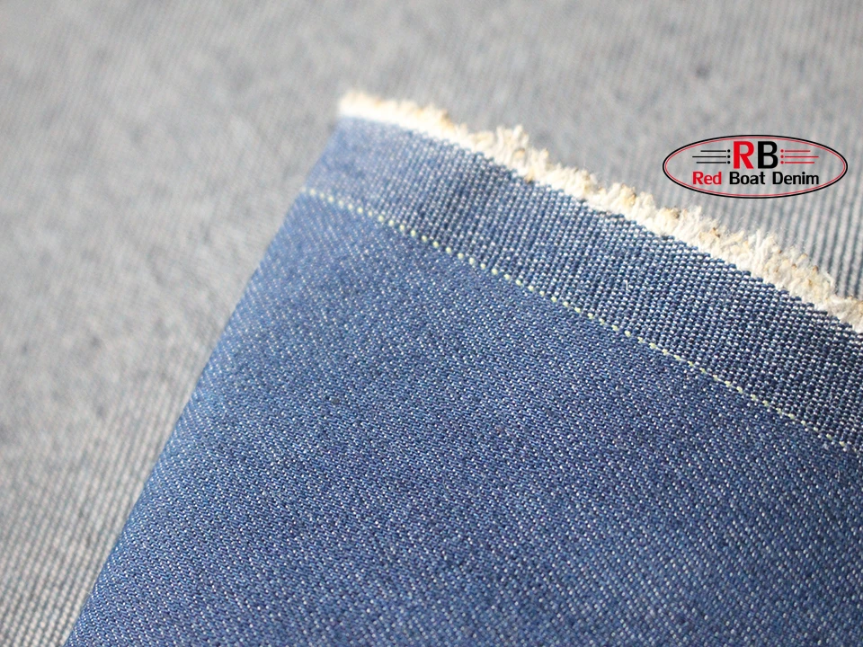 Organic Indigo Denim Fabric For Garment with 68%Cotton 2.1%Spandex 29.9%Chemical Fiber