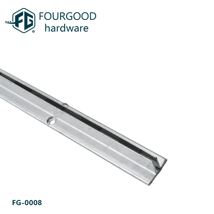 FOSHAN metal single and double hole twin slotted wall upright c channel shelving for brackets