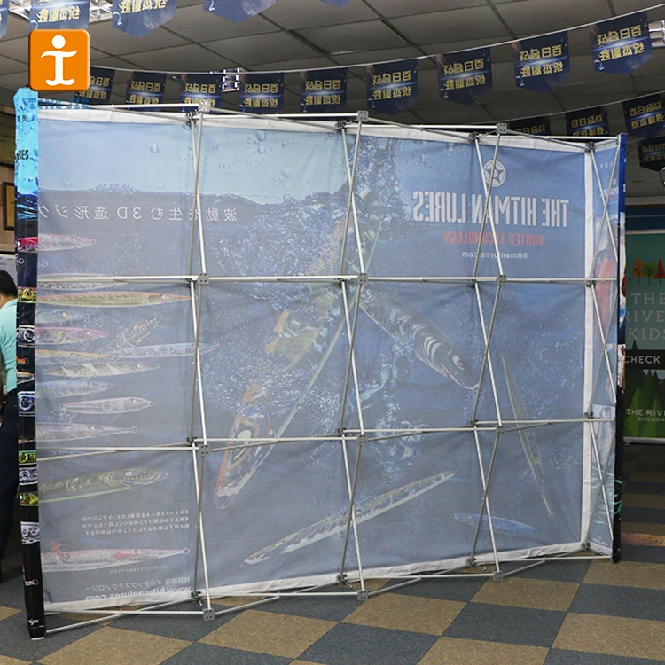
wall display Fabric Advertising pop up backdrop banner stand 
