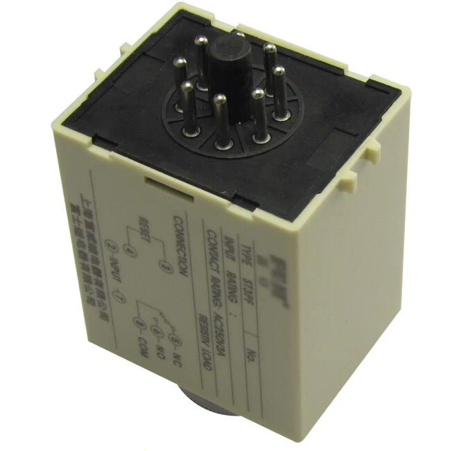 220V AC Power Off Delay Timer Time Relay 10 minutes ST3PF & Base