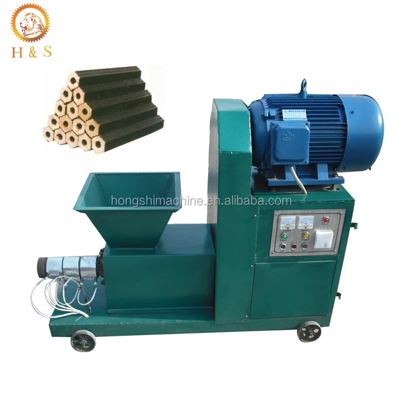 Small scale sawdust briquette charcoal making machine price