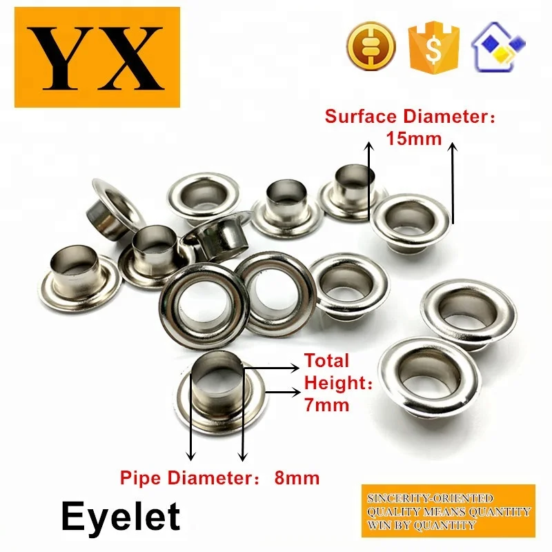 Экологическая пластина металлическая люверса для оконного занавеса