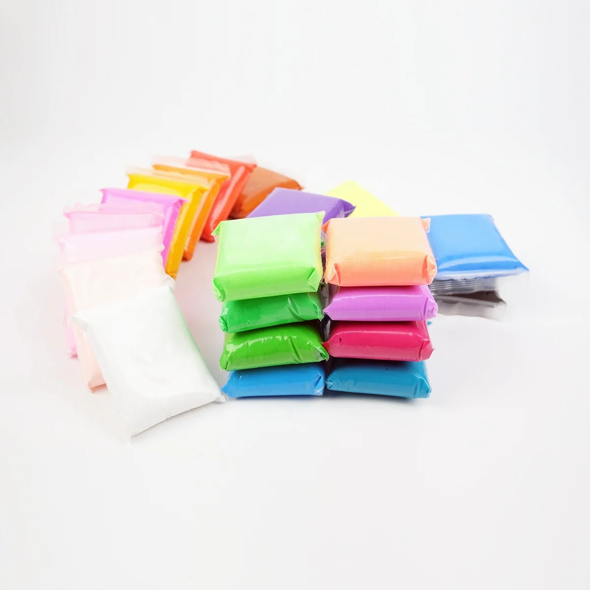 12 color Daiso DIY Soft 3D Light Super Clay For Slime