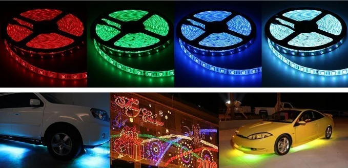 SMD 5050 led strip digital ws2812 flexible strips rgb christmas light strips