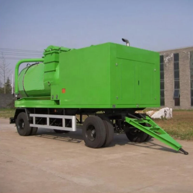 Hot sale 25ton towed Dust Vacuum Suction Trailer trailer