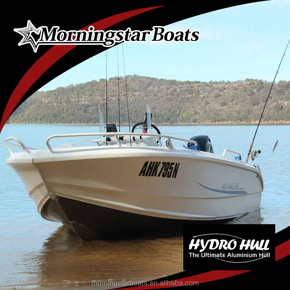 16ft aluminum racing center steering console motor boat