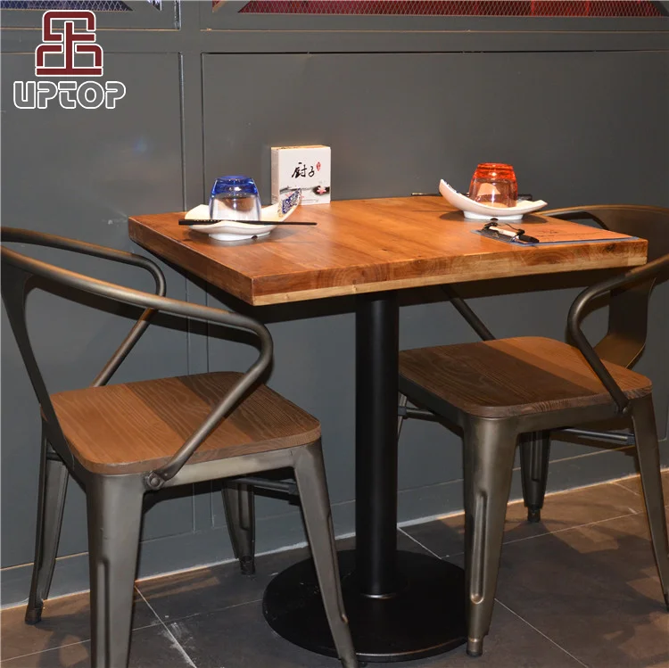 (SP-CS327) fancy custom tables chaises restaurant dining set