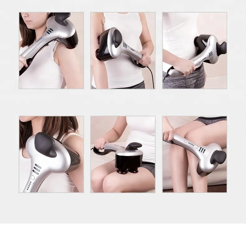 
Dual heads deep tissue full body massage hammer leg massager 