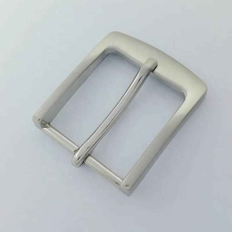 3 way metal  belt buckle custom pin belt buckle in stock pin belt buckle for webbing leather strap