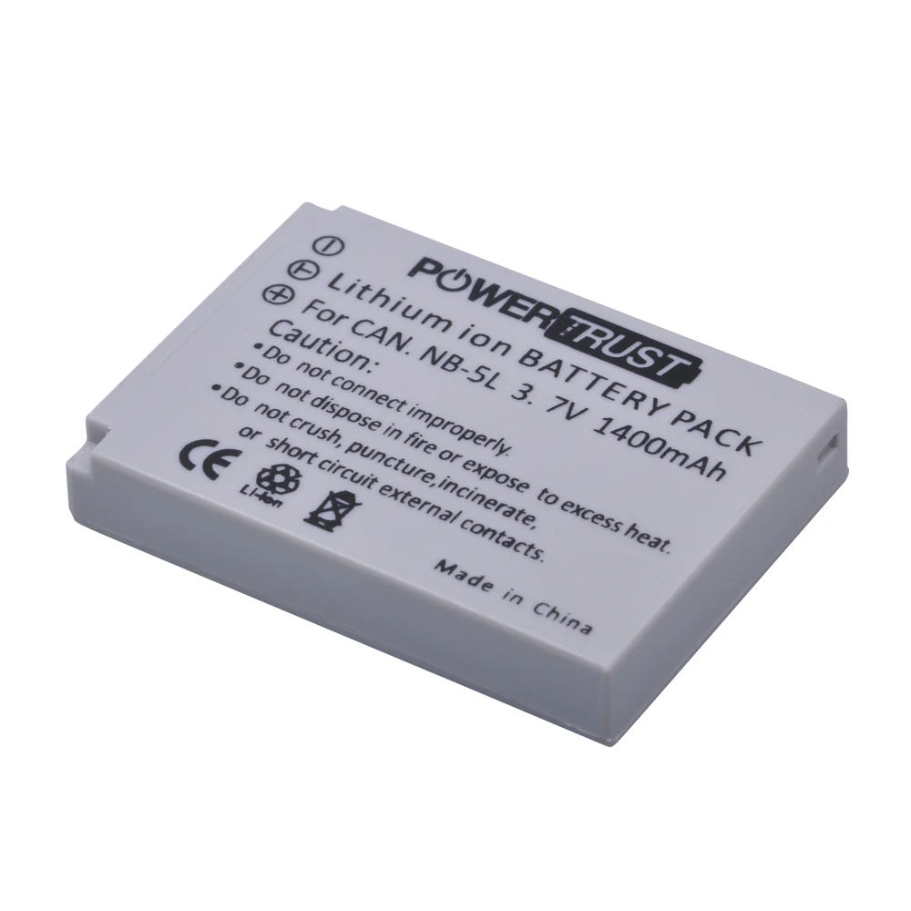 NB-5L NB 5L NB5L Camera Battery for Canon S110 SX200 SX210 SX220 SX230 IS HS IXUS 850 870 800 860 990 SD 950 970