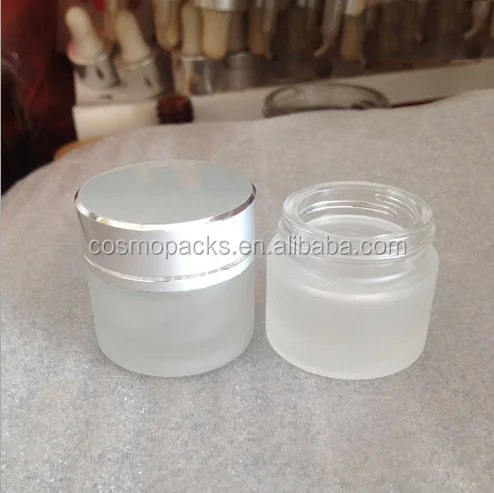 
2 oz mason jars clear cosmetic cream glass jar with black screw on lid 