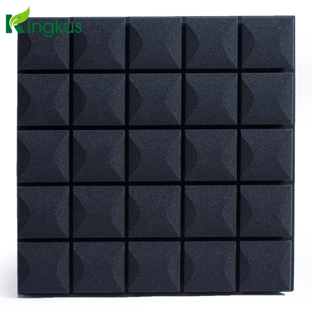 Echo control ceiling foam panel ecco polyester fiber easy acoustic pyramid