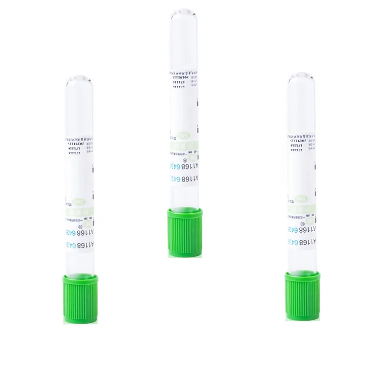 Disposable Heparin Blood Sample Collection Tube